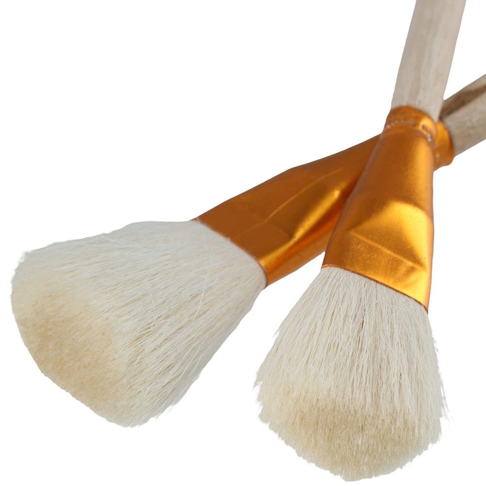 Amazon.co.jp: 10本 金箔ブラシセット ヤギ毛 金箔ペイント